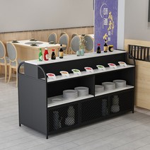 소스 테이블 뷔페 양면 그릇 접시 선반 양념 업소용, A타입길이150x폭80x높이100ㅣ판