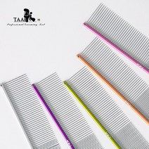 TAA 타콤 비숑콤 빗 애견 전문가용 푸들 브러쉬 피아노콤 강아지콤, 18. TAA콤 - PT22 - 퍼플