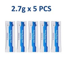 27g 코 클리너 소금 비강 세척 소금 알레르기 릴리프 린스 Irrigator Sinusite Neti Pot 성인용 어린이 건강 관리, 2.7gx5PCS