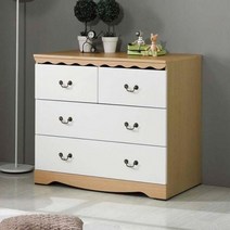 [미아트] 젠시아 마니에르 900 서랍장, 색상:B-아카시아백