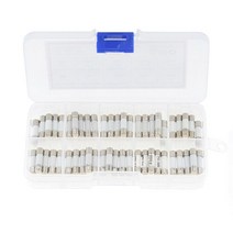 50개/상자 10 종류 5x20mm 블로우 세라믹 퓨즈 0.25A 1A 2A 3A 5A 8A 250V 보호 보험 튜브 세트, 01 1 Box_01 5x20mm Ceramic