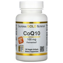 캘리포니아 골드 뉴트리션 CoQ10 코엔자임큐텐 코큐텐 100mg 120정, 1개