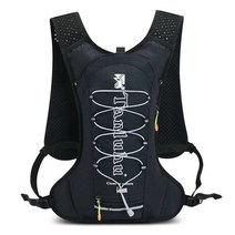 마라톤 런닝 가방 아웃도어 백팩 트레일 조깅 러닝, 상세 페이지 참고, 그레이 + 250ml 물병 2개 + 워터백