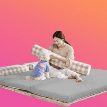 [비밀특가] 라노체 고밀도 9존 접이식 토퍼 10cm 하프싱글