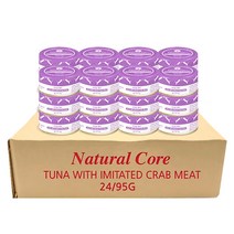 네츄럴코어 고양이 게맛살 참치캔, 참치+게맛살 혼합맛, 12캔