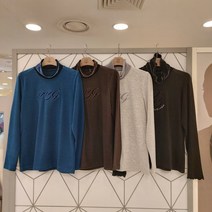 PBG 골프 여성 벨보 하이넥 겨울티셔츠 긴상50%세일 따뜻한 소재와 소매끝 프릴장식과 카라 프릴장식이있어 이너로 코디하면 귀엽고 예쁜 긴팔티셔츠 90.95.100.105
