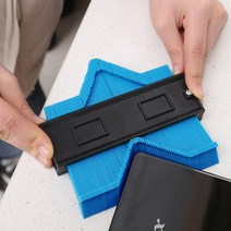 윤곽 게이지 형상측정기 만능자 타일공사 바닥재시공, 1윤곽게이지5인치