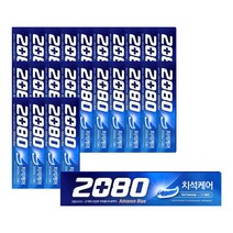 2080 치석케어 어드밴스 블루 치약 160g, 30개
