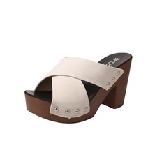Mova 10cm 가보시힐 스트랩 슬리퍼 힐샌들