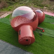 에어텐트 돔쉘터 투명 버블 경량 캠핑 텐트, A