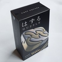IQPLUS 하나야마 캐스트퍼즐 60여종 1~6단계 hanayama 성인퍼즐 두뇌훈련 치매예방 교육퍼즐 수집퍼즐 취미퍼즐 고난도퍼즐, 515 SQUARE, 1세트