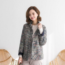 [이헌영] 봄 가을 겨울 두루 착용하는 세미정장 트위드자켓 21AS4005J1A