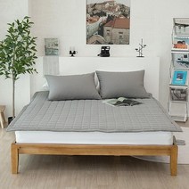 천솜이 비앙카 피그먼트워싱 목화솜 초고밀도100수 순면패밀리침대패드(S+S 200×200), 오트밀, 오트밀