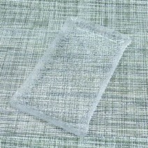 아크릴 쟁반 서빙 트레이 카페 과일 쟁반 22.5cm 1p, 단품, 상세페이지 참조