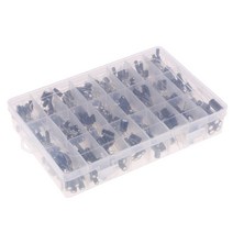 Ursmart 500 개 0.1uF ~ 1000uF 10-50V / 24 값 전해 커패시터 칩 모듬 어소트먼트 키트