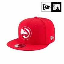 뉴에라 NBA 애틀랜타 호크스 베이직 스냅백 모자 레드 70353214