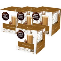 네스카페 돌체 구스토 카페 오 레 커피 파즈 16캡슐 Nescafe Dolce Gusto Cafe Au Lait Coffee Pods, 4팩