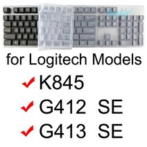 키보드커버 키보드 커버 for logitech g412 se g413 se g512 g513 carbon mechanical for logi, 분명한