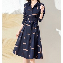 드레스허그 페리엔 네이비 미디엄 원피스