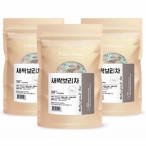 보리새싹차 마시는 식이섬유 장에좋은 침출 티백차 몸을따뜻하게하는 커피대용 아침에마시면좋은 50T 3팩