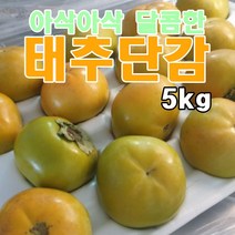 태추단감 아삭하고 달콤한 고당도 배감 태추감 배단감 (5kg)