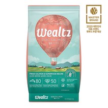 웰츠 독 연어 강아지 사료, 2.1kg, 1개, 닭