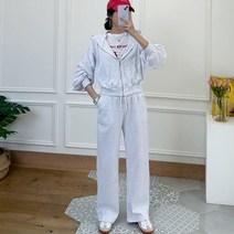 포니 집업 트레이닝 세트 여성용 운동복