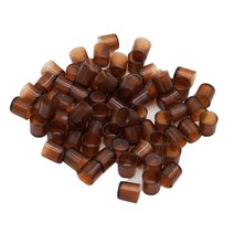 양봉자재 벌집소초광 벌꿀채집 도구 양봉업 120 pcs 여왕벌 먹이 세포 컵 갈색 꿀벌 케이지 양봉 도구는 꿀벌 피더 장비에 적용 가능, 양봉