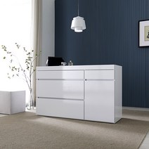 옷방 침실 안방 드레스룸 화장대 서랍장 3단 수납장 800 내구성 보관 홈카페, 화이트-[손잡이]블랙