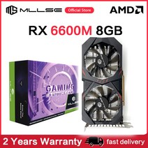 MLLSE AMD Radeon RX 6600M 8GB 게임 그래픽 카드 GDDR6 128Bit 7nm 비디오 데스크탑 CPU rx6600m 8g
