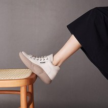 기능성 가죽 운동화 종자골염 무지외반증 발편한 슈즈 봄 가을 워킹화
