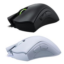 레이저 데스에더 에센셜 유선 게이밍 마우스 RAZER DeathAdder 롤용 배그용, 블랙, 기본
