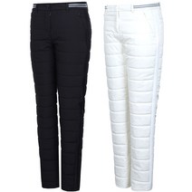 노블진 여성 패딩팬츠 밴딩 여자골프웨어 겨울 솜 방한바지