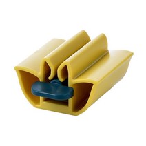 차차미 남김없이 짜주는 스탠드 치약짜개 4color - 치약튜브홀더 아이디어욕실용품 튜브짜개 치약디스펜서, 1개, 옐로우