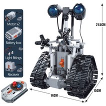 erbo creative 기술 원격 제어 전기 지능형 로봇 빌딩 블록 moc rc 로봇 벽돌 장난감, 협력사, 상자 없이
