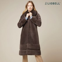 [리오벨] 핀란드폭스X호주산양모100 A라인롱코트 LS4CT3022