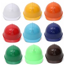 [공구전문] 가벼운 경량 컬러 안전모 산업 안전용품 보호구 모자 ABE 통풍, 아이보리색