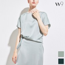 W9 [Resort] 실키 앞리본 블라우스_TMBLA37W03-T