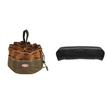 Bucket Boss 낙하산 가방 Small Parts Bag in Brown 25001 Stacker Organizer Organization (15051) Yellow, 낙하산 가방 + 버킷 그립