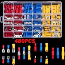 ASDTODW 터미널 단자 480pcs 세트 보관 케이스 포함