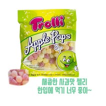 트롤리 애플향 팝스 젤리, 100g, 2개