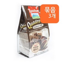 로아커 팩 코코아 앤 밀크 125g x 3개입 대용량간식 웨하스