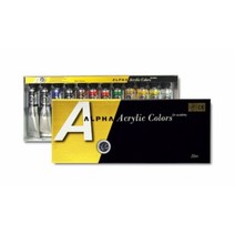 알파 골드아크릴 20ml 12색 세트