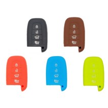 현대 기아 스마트키 실리콘 케이스 K5 K7 모하비 쏘울 스포티지R 아반떼HD 아반떼MD 제네시스 쿠페 i30 NF쏘나타 투싼IX 그랜져TG 에쿠스 싼타페CM 오피러스 포르테, 베이비핑크, 현대/기아 B형