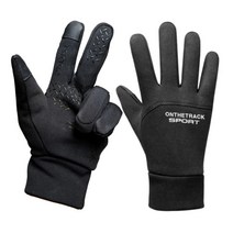 온더트랙 방한 휴대폰 터치장갑, 나이트 블랙
