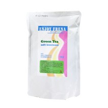 프레나 녹차 아이스크림 파우더 1kg X 18개(1박스) 스무디 요거트 그린티라떼