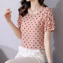 걸즈데이 썸머 도트 블라우스