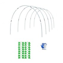 미니 온실 정원 소형 텃밭 조립식 비닐 하우스 파이프 자재 1, 02형50pcs, L