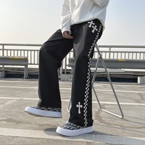 송민호 최우식 스트레이트 와이드핏 트레이닝복 하의 바지 팬츠