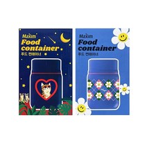 푸드컨테이너 400ml 디자인랜덤1개